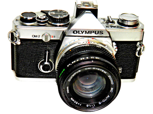 Fotoapparat olympus mit - om,